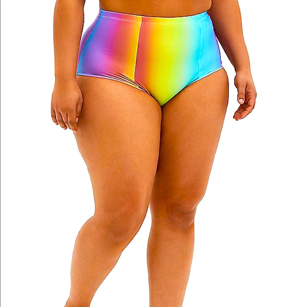 RAINBOW STRAPPY BACK SWIM BOTTOM